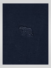 D555 Blue FRANCO 1 Classic Zip Through Knitted Sweater - Image 8 of 8