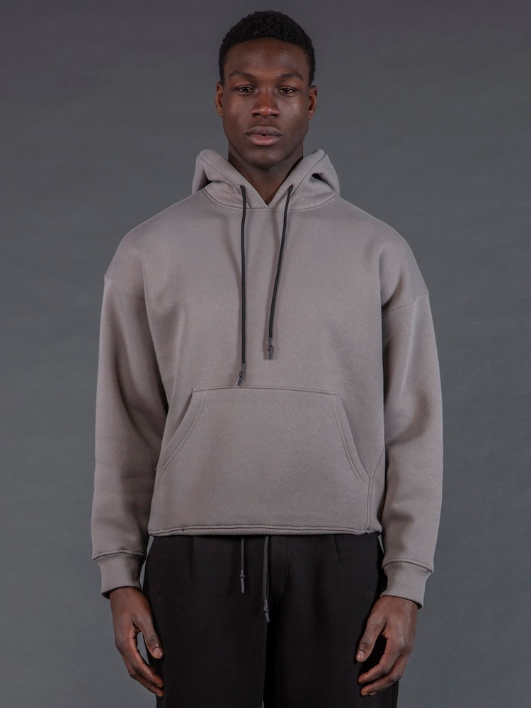 Religion Grey Knitted Hoodie - Image 1 of 4 Religion Grey Knitted Hoodie - Image 1 of 4