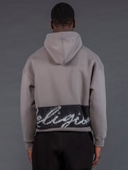 Religion Grey Knitted Hoodie - Image 2 of 4