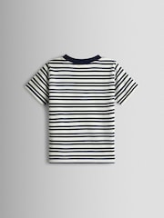 JoJo Maman Bébé Navy & White London Guard Appliqué T-Shirt - Image 2 of 3