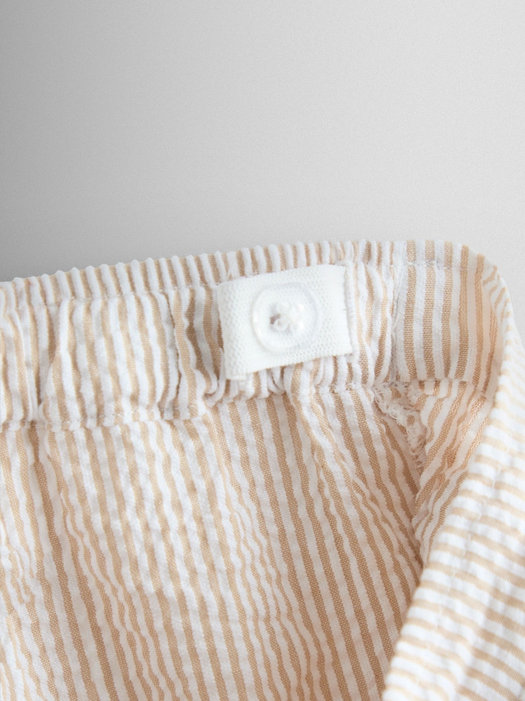 Jojo Maman Bébé Natural Top and Shorts Set - Image 6 of 6