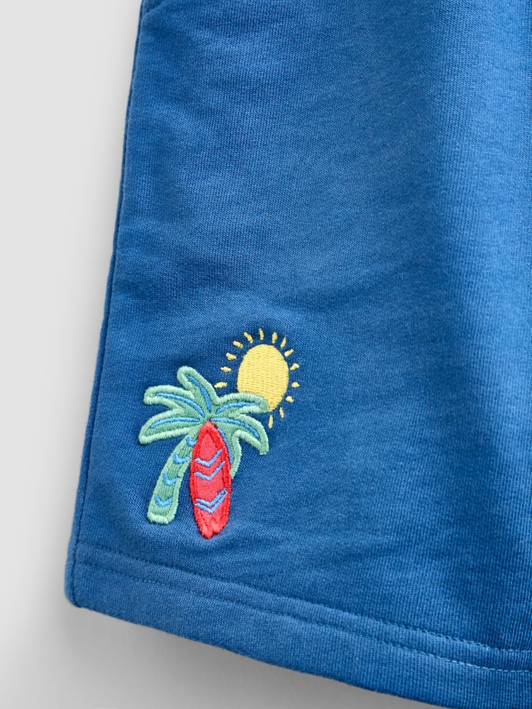 JoJo Maman Bébé Yellow Surf 2-Piece T-Shirt & Shorts Sets - Image 7 of 7