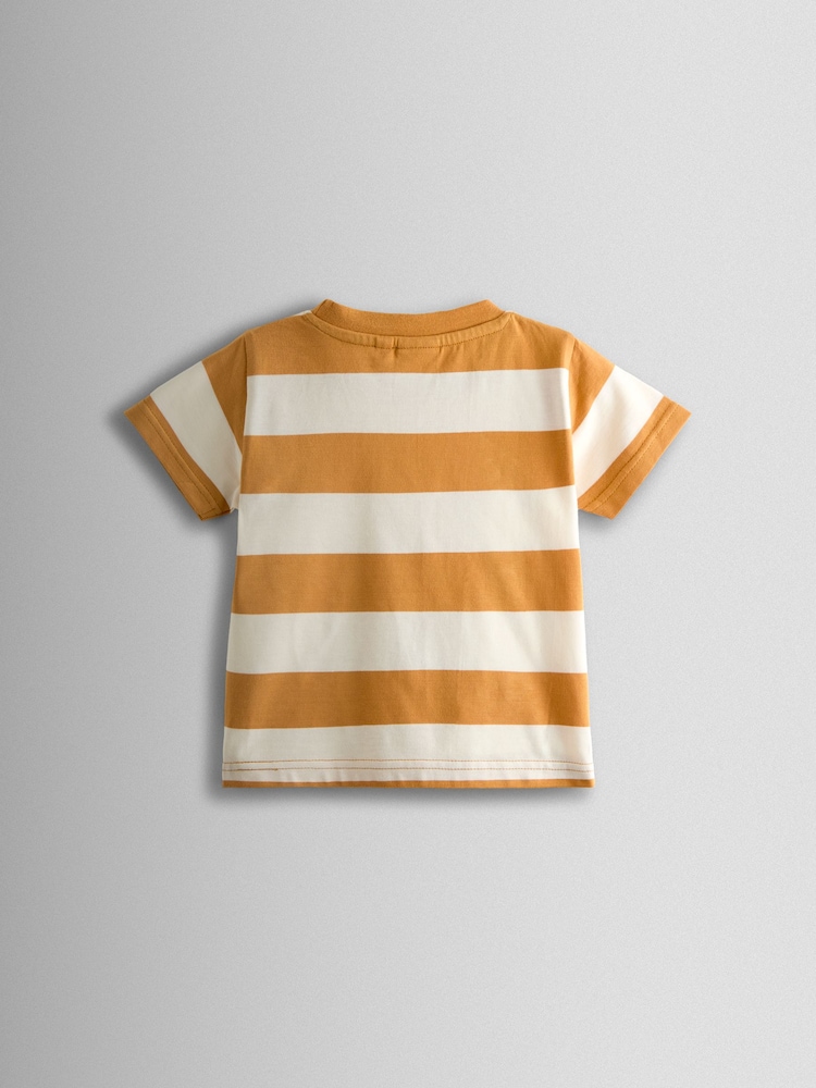 JoJo Maman Bébé Yellow Safari Appliqué T-Shirt - Image 2 of 3 JoJo Maman Bébé Yellow Safari Appliqué T-Shirt - Image 2 of 3