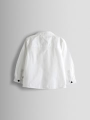 JoJo Maman Bébé Natural 4-Piece Shirt & Trouser Set With Bow Tie & Braces - Image 5 of 6