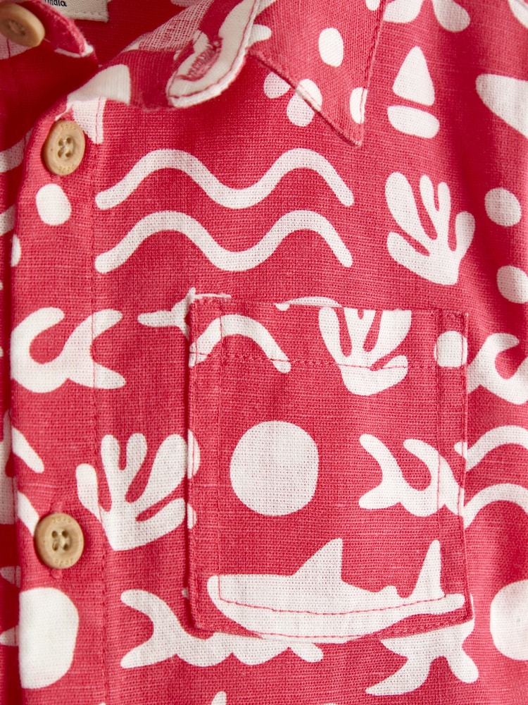 Jojo Maman Bébé Red Top & Shorts Set - Image 6 of 6 Jojo Maman Bébé Red Top & Shorts Set - Image 6 of 6