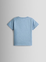 JoJo Maman Bébé Blue Lighthouse Appliqué T-Shirt - Image 2 of 3