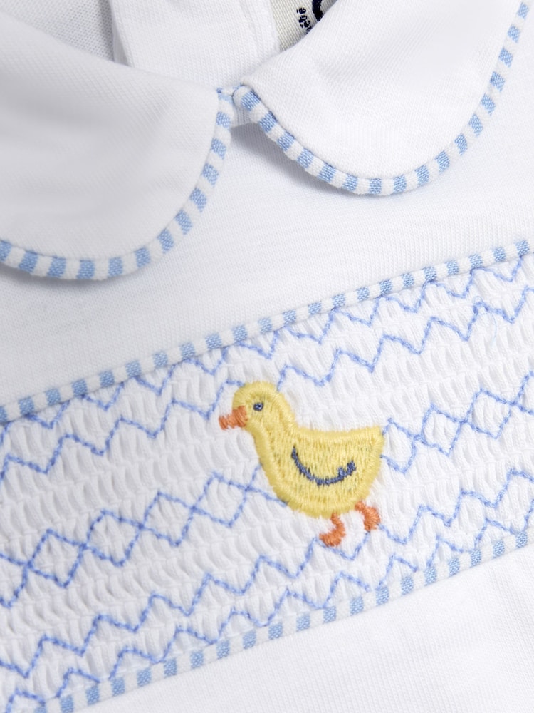 JoJo Maman Bébé Chick Embroidered Body & Shorts Set 2 Piece - תמונה 6 מתוך 6 JoJo Maman Bébé Chick Embroidered Body & Shorts Set 2 Piece - תמונה 6 מתוך 6