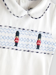 Set din 2Pieces cu body brodat și pantaloni scurți cu încrețituri JoJo Maman Bébé - Imaginea 6 din 7