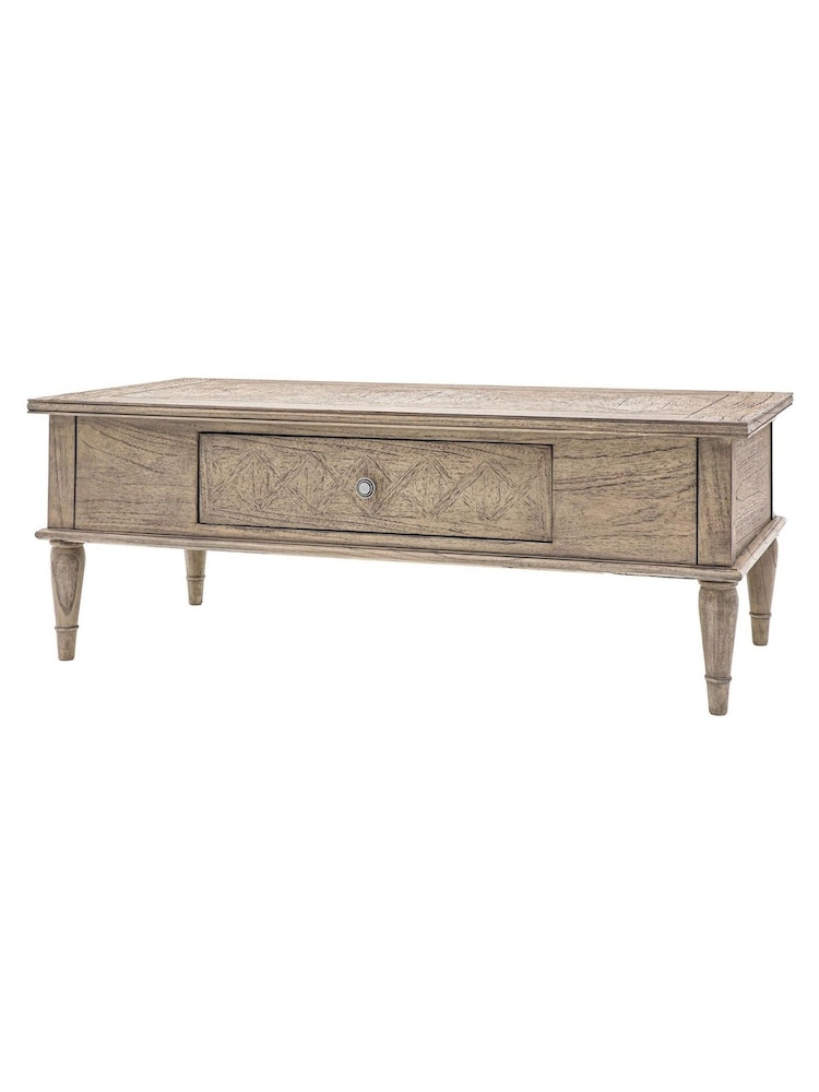 Gallery Home Natural Haven Push Drawer Coffee Table - Image 7 of 7 Gallery Home Natural Haven Push Drawer Coffee Table - Image 7 of 7