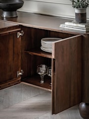 Gallery Home Dark Wood Verve 4 Door Sideboard - Image 2 of 8