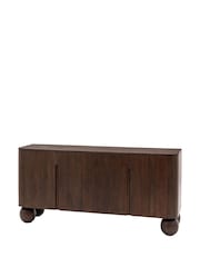 Gallery Home Dark Wood Verve 4 Door Sideboard - Image 4 of 8