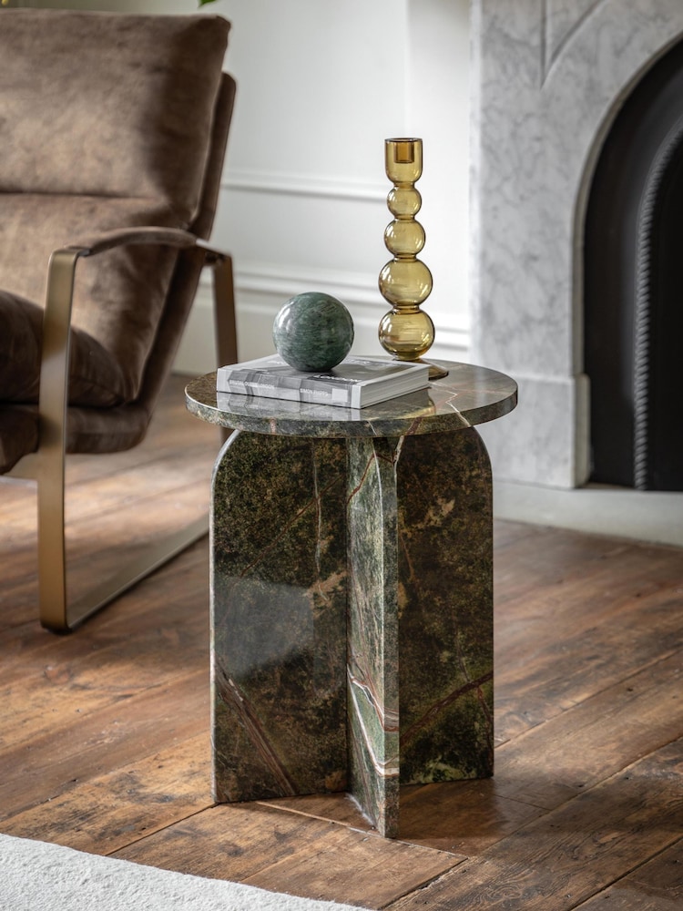 Gallery Home Black Beacon Side Table Ember - Image 1 of 8