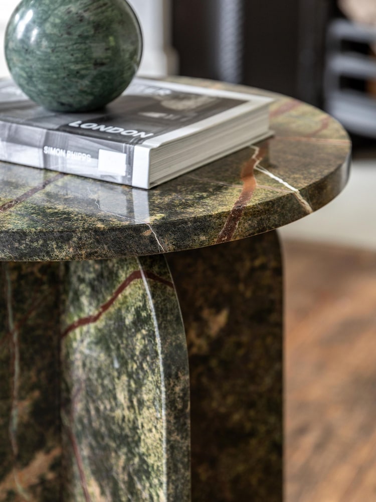 Gallery Home Black Beacon Side Table Ember - Image 2 of 8