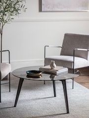 Gallery Home Black Raven Round Coffee Table - Image 1 of 4