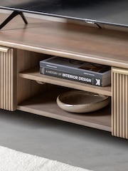 Gallery Home Brown Pillar Media Unit - Image 2 of 7