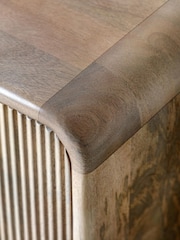 Gallery Home Brown Pillar Media Unit - Image 3 of 7