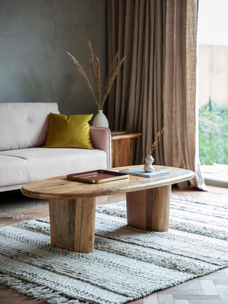Gallery Home Light Wood Zephyr Coffee Table - Image 1 of 6 Gallery Home Light Wood Zephyr Coffee Table - Image 1 of 6