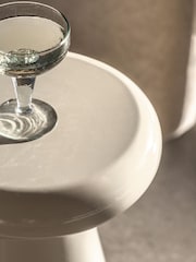 Gallery Home Cream Cobble Side Table Concrete - Image 2 of 4