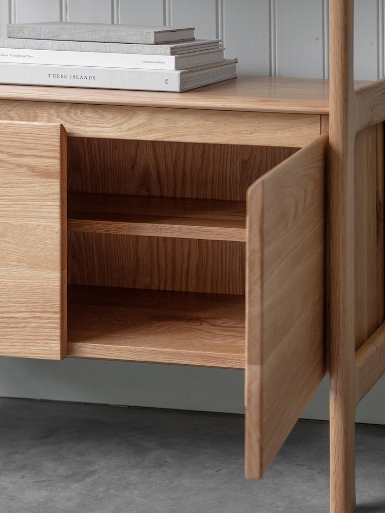Gallery Home Light Wood Altitude Open Display Cabinet - Image 2 of 8 Gallery Home Light Wood Altitude Open Display Cabinet - Image 2 of 8
