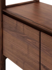 Gallery Home Dark Wood Verona Walnut Open Display - Image 5 of 9