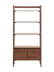 Gallery Home Dark Wood Verona Walnut Open Display - Image 9 of 9