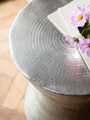 Gallery Home Silver Bazaar Side Table - Image 2 of 3