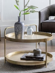 Gallery Home Gold Oceanic Coffee Table - Image 8 of 8