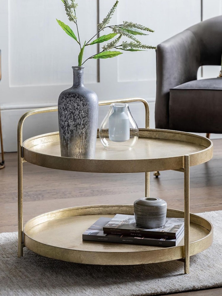 Gallery Home Gold Oceanic Coffee Table - Image 8 of 8