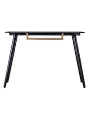 Gallery Home Black Uuda Desk with Shelf - Image 5 of 5