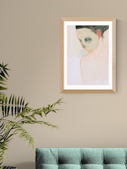 East End Prints Oak Nude Portrait Wall Art Print by Jorgen Hansson - Image 1 of 3