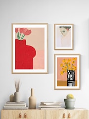 East End Prints Oak Nude Portrait Wall Art Print by Jorgen Hansson - Image 3 of 3