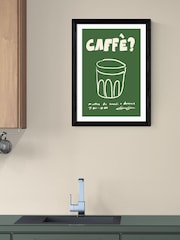 East End Prints Black Caffe Wall Art Print by Stephie Cardona - Image 1 of 3