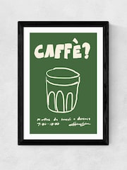 East End Prints Black Caffe Wall Art Print by Stephie Cardona - Image 2 of 3