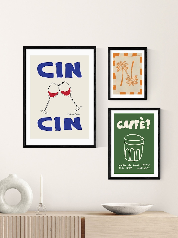 East End Prints Black Caffe Wall Art Print by Stephie Cardona - Image 3 of 3