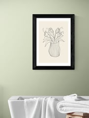 East End Prints Black Vase Sketch Wall Art Print by 1x Gallery - Image 1 of 3