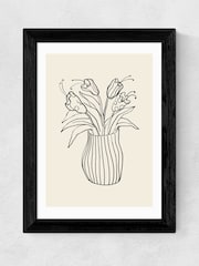 East End Prints Black Vase Sketch Wall Art Print by 1x Gallery - Image 2 of 3
