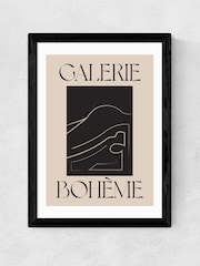 East End Prints Black La Vie Boheme Wall Art Print by Flower Love Child - Image 2 of 3