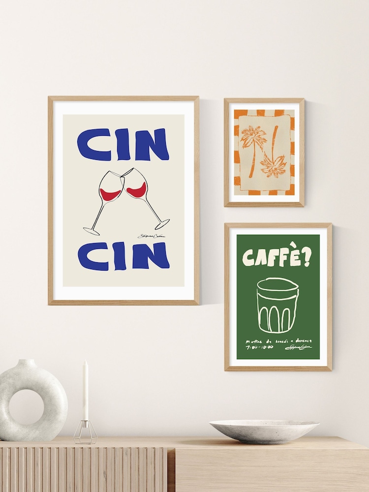 East End Prints Oak Cin Cin Wall Art Print by Stephie Cardona - Image 3 of 3 East End Prints Oak Cin Cin Wall Art Print by Stephie Cardona - Image 3 of 3