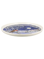 Emma Bridgewater Cream Midnight Robin Flat Serving Plate - Image 3 of 3