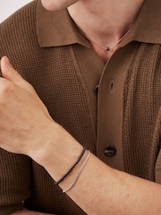 Bartlett Waterproof Matt Black Duo Bracelet Set - Image 2 of 3