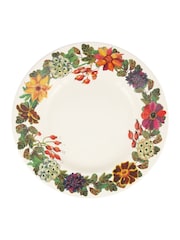 Emma Bridgewater Cream Autumn Flowers 10 1/2 Inch Dinner Plate - Image 2 of 3