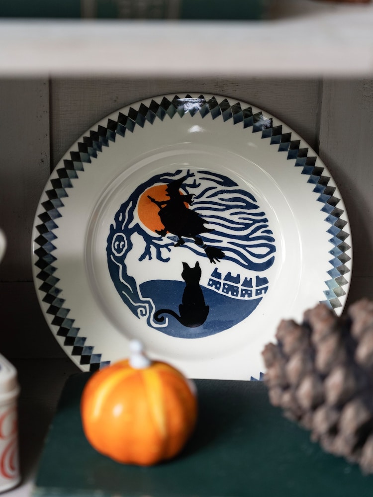 Emma Bridgewater The Wise Witches Halloween 8 1/2 Inch Side Plate - Bild 1 von 2