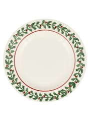 Emma Bridgewater Cream Tiny Holly 6 1/2 Inch Small Plate - Image 1 of 1