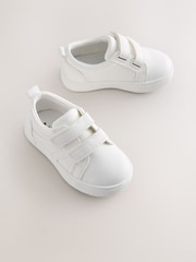 White First Walker Touch Fastening Trainers - Image 1 of 5