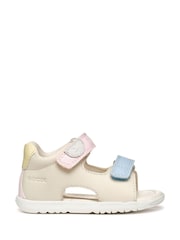 Geox White Macchia Sandals - Image 1 of 5