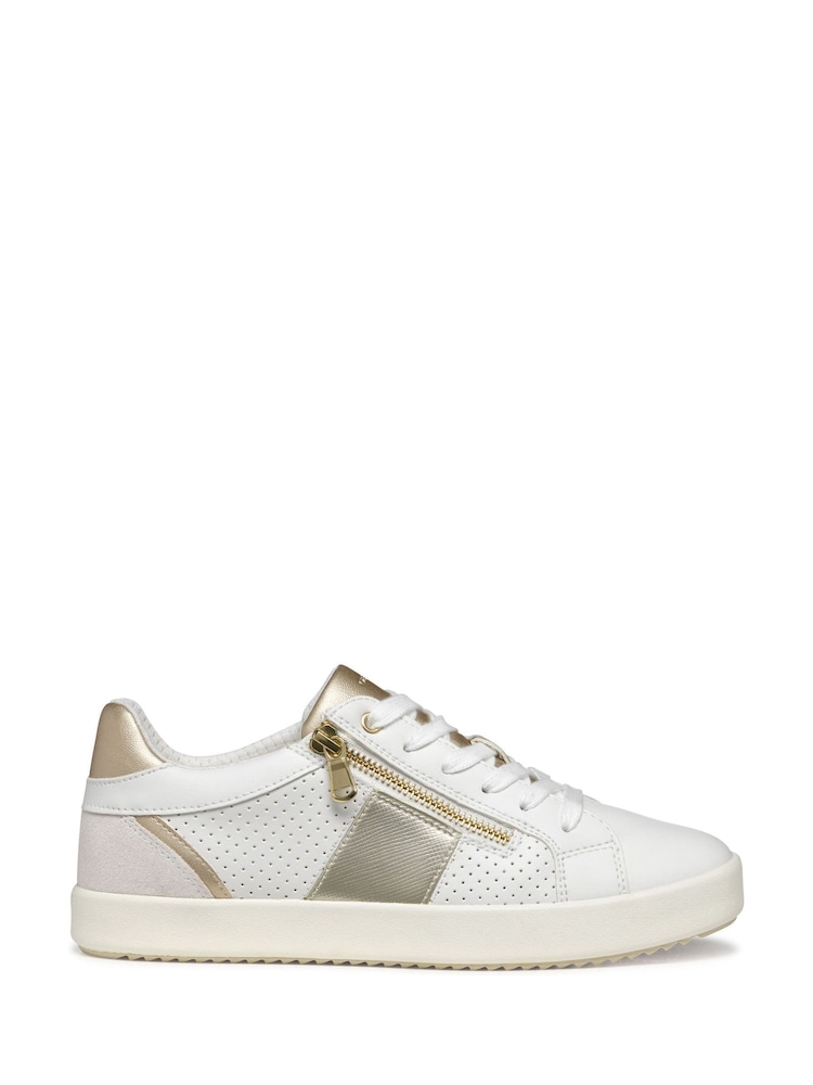 Geox White Blomiee Low-Cut Sneakers - Image 1 of 5