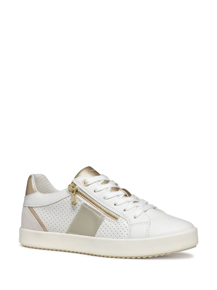 Geox White Blomiee Low-Cut Sneakers - Image 2 of 5