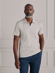 Neutral Signature Supima N.Premium Ribbed Polo Shirt - Image 6 of 6