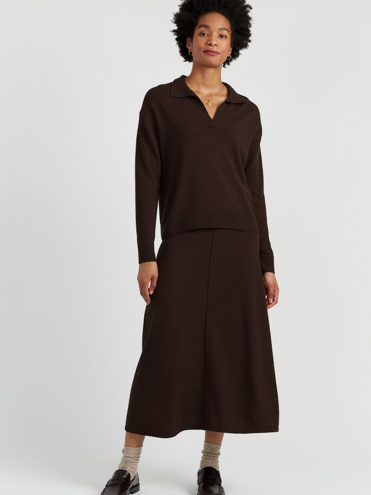 Chinti & Parker Wool Cashmere Collared Sweater - Image 2 of 4 Chinti & Parker Wool Cashmere Collared Sweater - Image 2 of 4