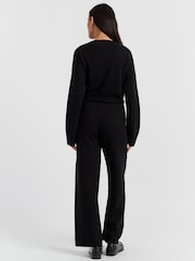 Chinti & Parker Wool Cashmere Wide Leg Track Joggers - Image 2 of 4